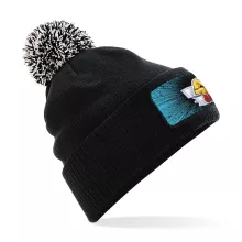 One-Punch Man Parody Black Tassel Beanie - Saitama (Funny One-Punch Man Parody - High Quality Beanie - Ref : 1184)