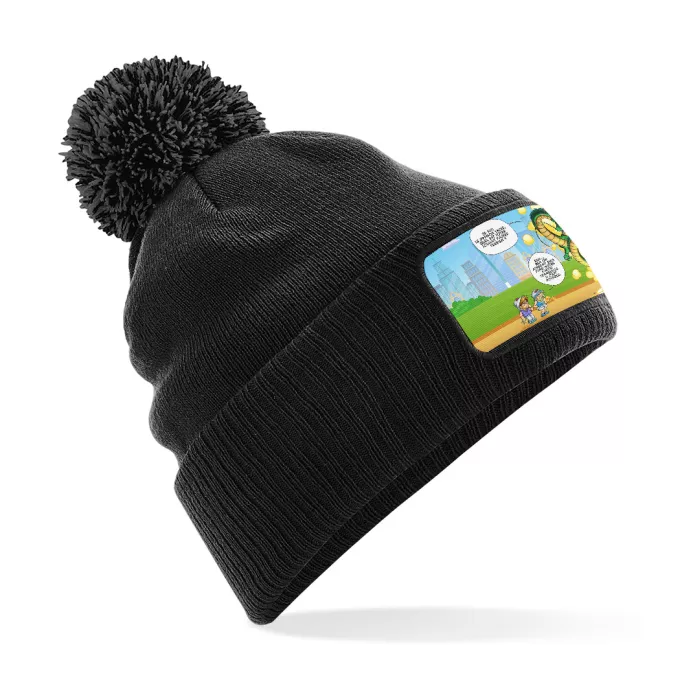 Bonnet à pompon Parodie Dragon Ball Z - DBZ La Pétanque, c'est sacré ! - Shenron, les pétanqueurs marseillais