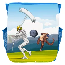 Zeke Yeager Rugzak voor kinderen “Een titanisch honkbalspel” – Attack on Titan parodie