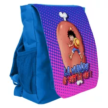 Sac à dos Enfant Monkey D Luffy « La Viande c'est la Vie - Giga Gigot édition ! » – Parodie One Piece