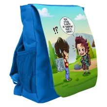 Sac à dos Enfant Tanjiro Kamado « Une Pandora Box démoniaque ! » – Parodie Saint Seiya