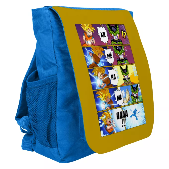 Schooltas voor kinderen (rugzak voor kleuterschool) Parodie Dragon Ball Z - DBZ Son Goku en Cell