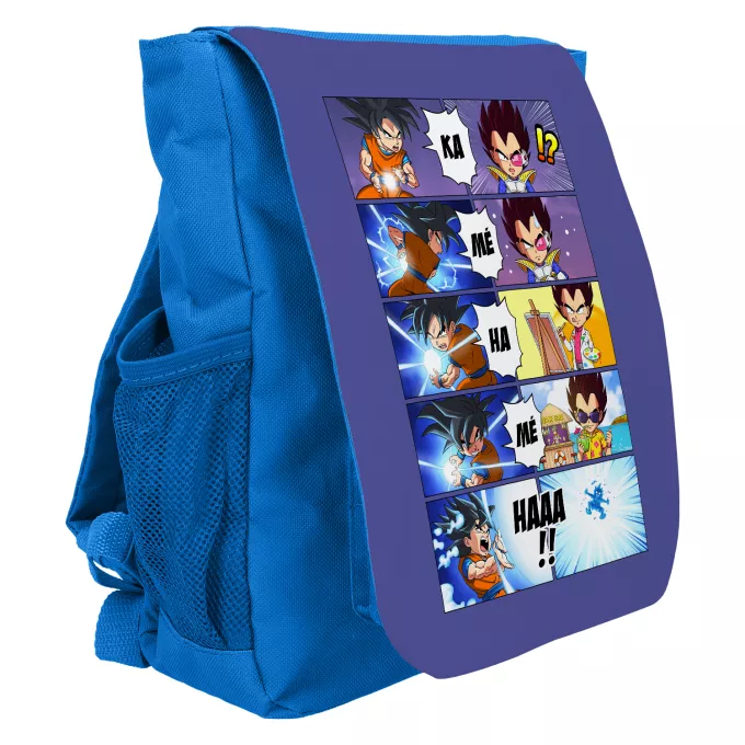 Schooltas voor kinderen (rugzak voor kleuterschool) Parodie Dragon Ball Z - DBZ Son Goku en Vegeta
