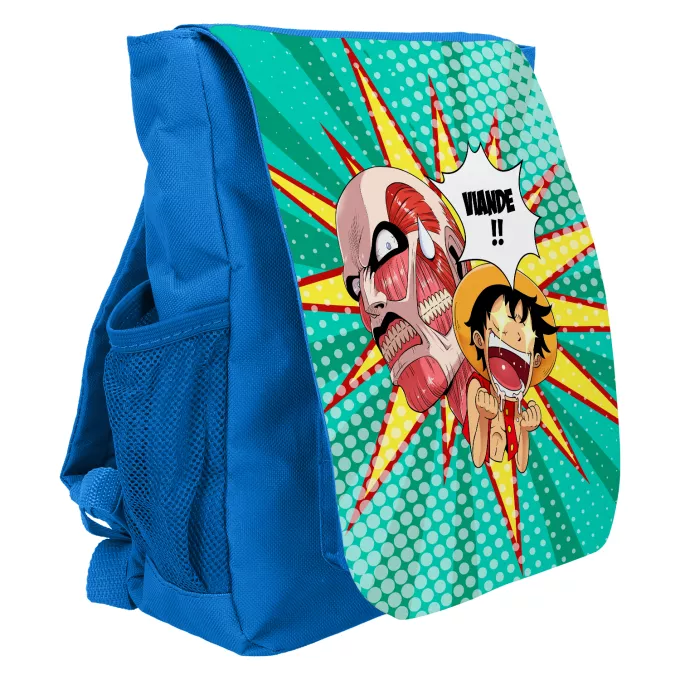 Mochila para crianças (Mochila para a creche) Paródia One Piece