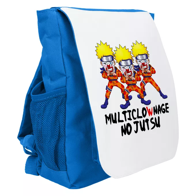 Sac à dos Enfant de 3 à 6 ans (Cartable) Parodie Naruto Multiclownage No Jutsu !! - Naruto Multiclonage