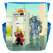 Sac à dos Enfant Edward « Détecteur de métaux ! » – Parodie Full Metal Alchemist