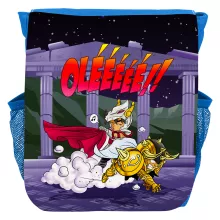 Zaino per bambini Aldebaran “Aldebaran di Taurus e Seiya di Pegasus” – Parodia dei I Cavalieri dello zodiaco - Saint Seiya