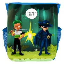 Sac à dos Enfant Zorro Roronoa « D'un Z qui veut dire... » – Parodie One Piece