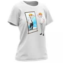 T-shirt Femme Denji « Shiniman ! » – Parodie Bleach