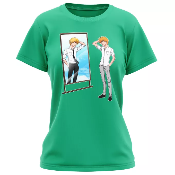 T-shirts Femmes Parodie Bleach Shiniman ! - Denji, Ichigo Kurosaki