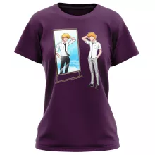 T-shirt Femme Denji « Shiniman ! » – Parodie Bleach