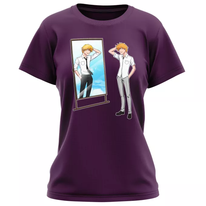 T-shirts Femmes Parodie Bleach Shiniman ! - Denji, Ichigo Kurosaki