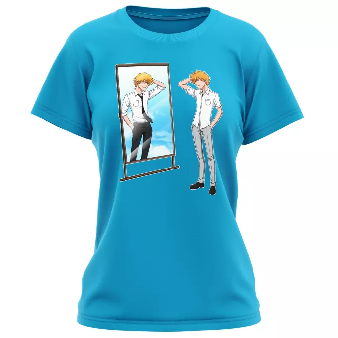 T-shirts Femmes Parodie Bleach Shiniman ! - Denji, Ichigo Kurosaki