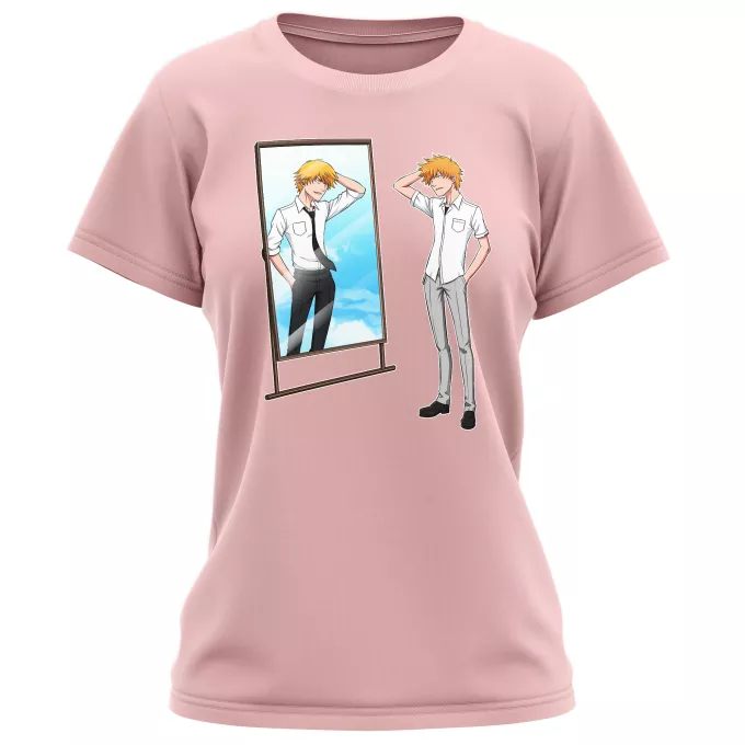 T-shirts Femmes Parodie Bleach Shiniman ! - Denji, Ichigo Kurosaki