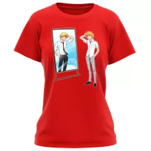 T-shirt Femme Denji « Shiniman ! » – Parodie Bleach