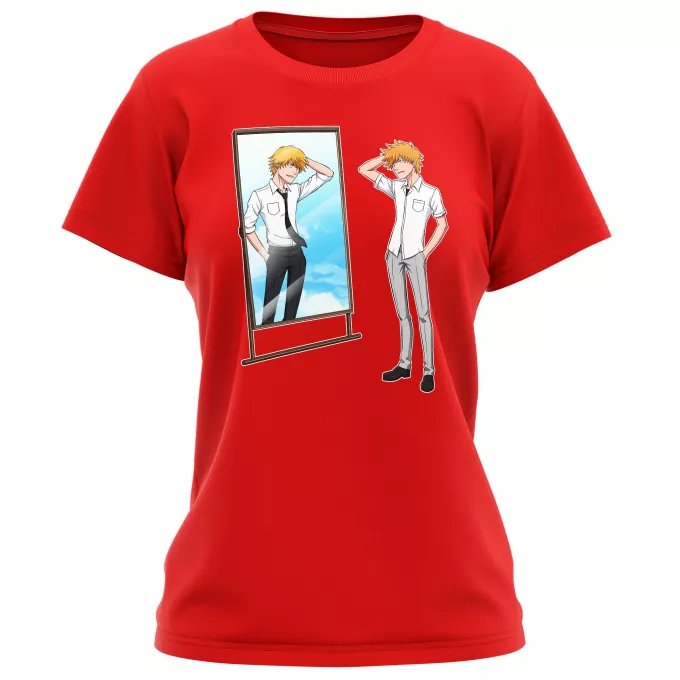 T-shirts Femmes Parodie Bleach Shiniman ! - Denji, Ichigo Kurosaki