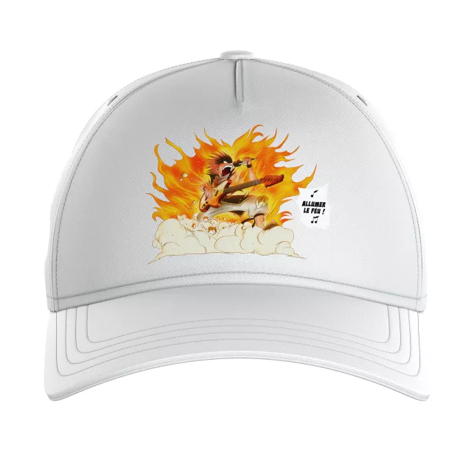 Casquettes Enfants Parodie Fairy Tail Allumer le Feu !! - Natsu