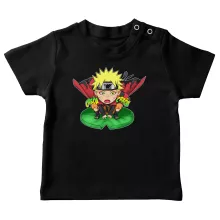 T-shirt bébé « Crôa Crôa No Jutsu !! » – Parodie Naruto