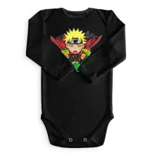 Body bébé manches longues « Crôa Crôa No Jutsu !! » – Parodie Naruto