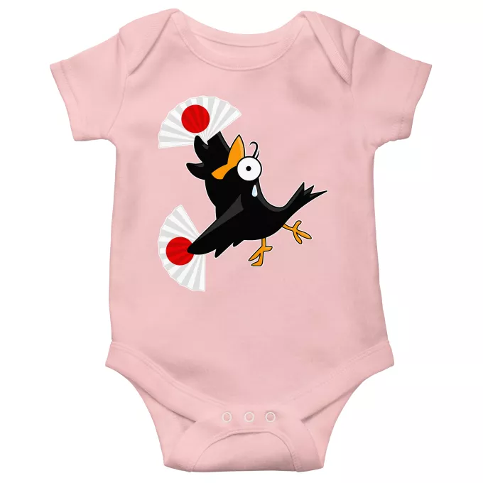 Korte mouwen Babyromper (meisje) Parodie Baka Baka