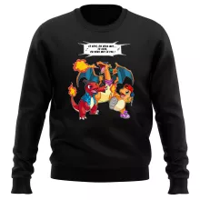 Pull Dracaufeu « Ce soir, on vous met le Feu ! » – Parodie Pokémon