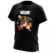 T-shirt Dracaufeu « Ce soir, on vous met le Feu ! » – Parodie Pokémon