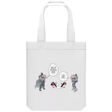 totebag Camus « Des Relations glaciales entre un Maître et son élève ! » – Parodie Saint Seiya