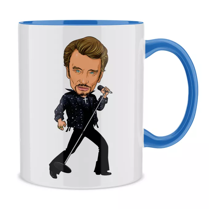 Mugs Parodie Caricature de Stars Caricature SD Manga Stars Vol.1 ! - Caricature Stars - Johnny Hallyday