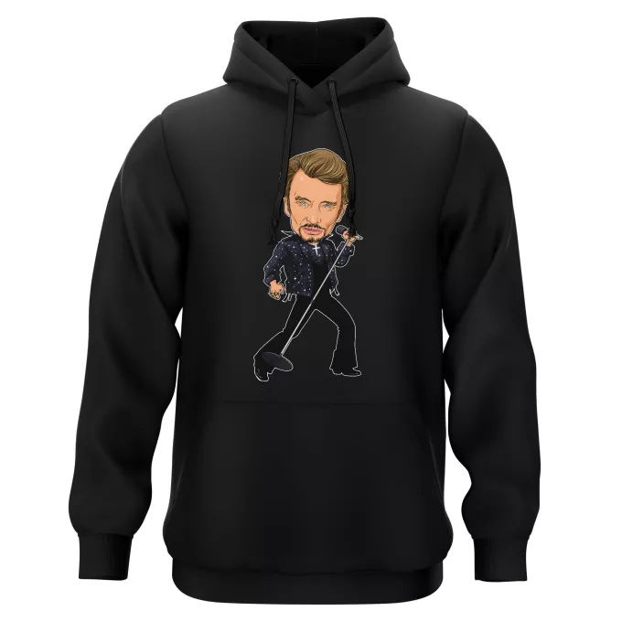 Sweat-shirts à Capuche Parodie Caricature de Stars Caricature SD Manga Stars Vol.1 ! - Caricature Stars - Johnny Hallyday