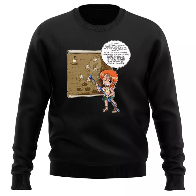 Pulls Parodie One Piece Les prévisions de Météo Pirate pour le prochain épisode ! - Nami