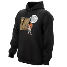 Sweat à capuche Nami « Les prévisions de Météo Pirate pour le prochain épisode ! » – Parodie One Piece