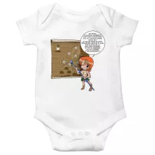 Body bébé Nami « Les prévisions de Météo Pirate pour le prochain épisode ! » – Parodie One Piece