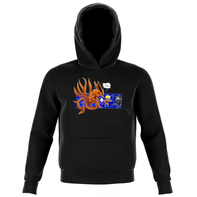 Felpe con cappuccio Bambini Paoridia Naruto Naruto e Kyubi