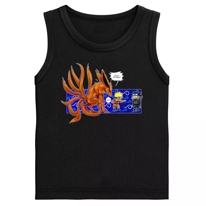 Canotte da bambini e ragazzi Paoridia Naruto Naruto e Kyubi