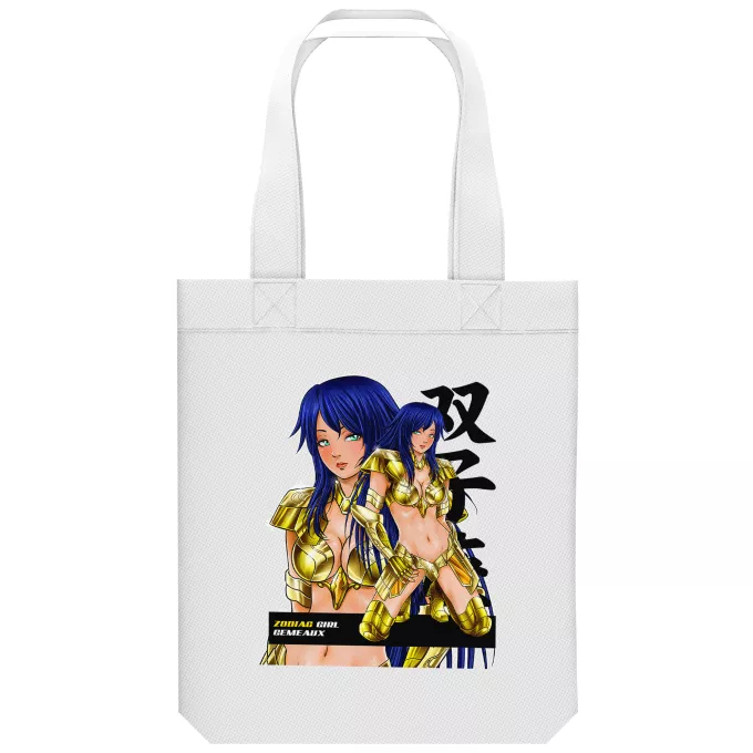 Sac Tote Bag en coton Bio Parodie Cosplay Girls La sublime Mélodie née sous le signe des Gémeaux ! - Manga - Cosplay Girls