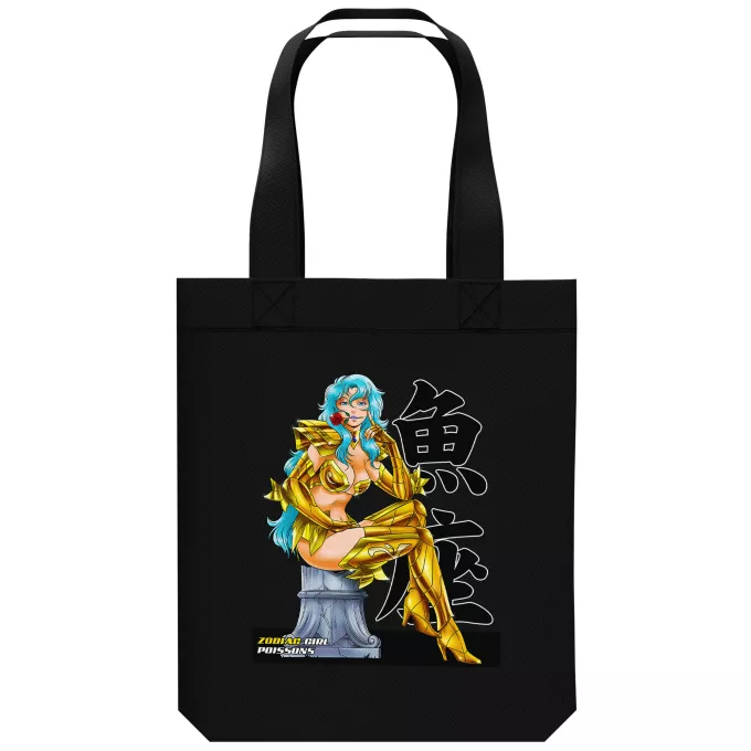 Sac Tote Bag en coton Bio Parodie Cosplay Girls La sublime Olympe née sous le signe du Poisson ! - Manga - Cosplay Girls