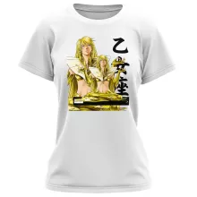 T-shirt Femme Manga « La sublime Alyzée née sous le signe de la Vierge ! » – Parodie Cosplay Girls