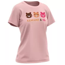 T-shirt Femme « Kawamis and Co. Vol.1 (Pinky, Browny et Caramel) ! » – Parodie Kawaii Kao