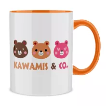 Mug « Kawamis and Co. Vol.1 (Pinky, Browny et Caramel) ! » – Parodie Kawaii Kao