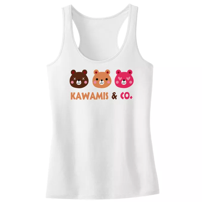 Débardeur Enfant Fille Parodie Kawaii Kao Kawamis and Co. Vol.1 (Pinky, Browny et Caramel) !