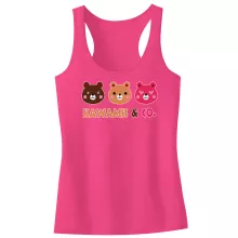 Débardeur Enfant Fille « Kawamis and Co. Vol.1 (Pinky, Browny et Caramel) ! » – Parodie Kawaii Kao