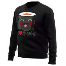 Pull « I Love Sushi ! » – Parodie Japon Culture