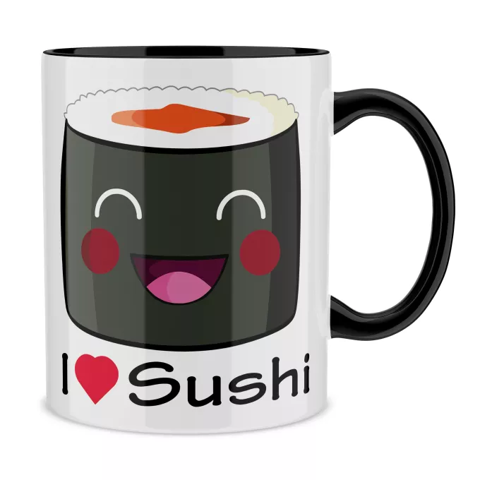 Mugs Parodie Japon Culture I Love Sushi !