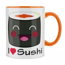 Mug « I Love Sushi ! » – Parodie Japon Culture