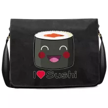 Sac à bandoulière « I Love Sushi ! » – Parodie Japon Culture