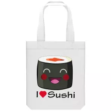 totebag « I Love Sushi ! » – Parodie Japon Culture