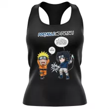 Débardeur Femme « Portable No Jutsu ! » – Parodie Naruto