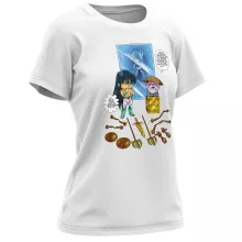 T-shirt Femme Shiryu « Un choix très difficile... » – Parodie Saint Seiya