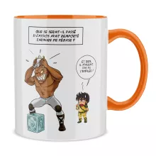 Mug Cassios « L'armure de Pégase a choisi son nouveau maître... » – Parodie Saint Seiya
