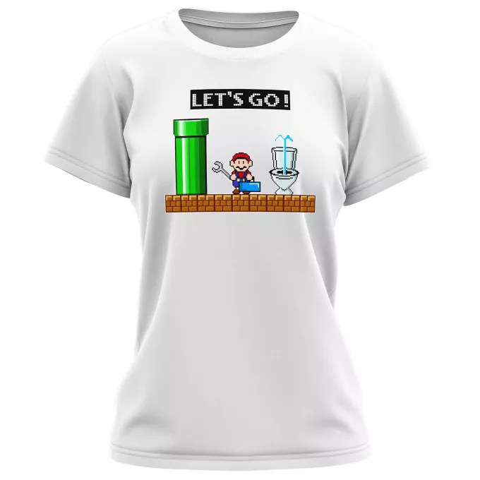 Magliette per Donne Paoridia Super Mario Super Mario